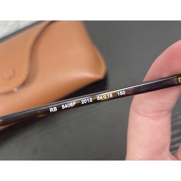 Ray Ban RB5406F 2012 Havana Square Unisex Full Rim 54-18-150mm Eyeglasses Frames - Picture 4 of 8